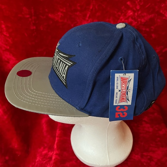 NWT WWE WWF Wrestling SnapBack Cap Wrestemania - Picture 3 of 6